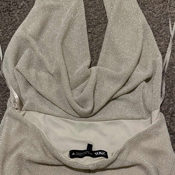 Zara Sparkly Halter Dress - Picture 6 of 8